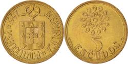 World Coins - Coin, Portugal, 5 Escudos, 1997