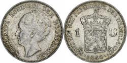 World Coins - Netherlands, Wilhelmina I, Gulden, 1940, Silver, , KM:161.1