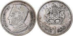 World Coins - Morocco, Mohammed V, Dirham, AH 1380/1960, Paris, Silver, , KM:55