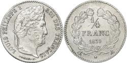 World Coins - France, Louis-Philippe I, 1/4 Franc, Louis-Philippe, 1839, Paris, Silver