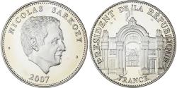 World Coins - France, Medal, Nicolas Sarkozy, Président de la République, Politics, Society