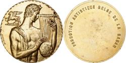 World Coins - Belgium, Medal, Orphée, Société Belge des Auteurs, Gilt Bronze, Muller