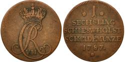 World Coins - Coin, German States, SCHLESWIG-HOLSTEIN, Christian VII, Sechsling, 1787