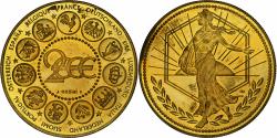 World Coins - France, Medal, Essai Euro Marianne, 2000, Copper-nickel Aluminium,