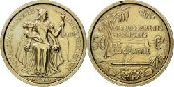 World Coins - Coin, FRENCH OCEANIA, 50 Centimes, 1949, Paris, ESSAI, , Copper-nickel