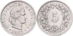 World Coins - Switzerland, 5 Rappen, 1963, Bern, Nickel, , KM:26b