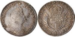 World Coins - France, Louis XIV, 1/2 Ecu de Flandre aux palmes, 1693, Lille, Reformed, Silver