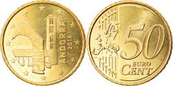 World Coins - Andorra, 50 Euro Cent, 2014, , Brass, KM:New