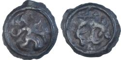 Ancient Coins - Coin, Remi, Potin au guerrier courant, 90-50 BC, Rare, , Potin
