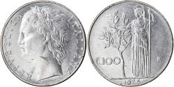World Coins - Coin, Italy, 100 Lire, 1976, Rome, , Stainless Steel, KM:96.1