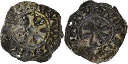 World Coins - County of Troyes, Champagne, Hugues I, Denier, 1089-1125, Troyes, Billon