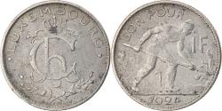 World Coins - Coin, Luxembourg, Charlotte, Franc, 1924, , Nickel, KM:35