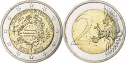 World Coins - Germany, 2 Euro, 10 Years of Euros Cash, 2012, Munich, Bimetallic,