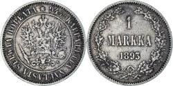 World Coins - Coin, Finland, Alexander III, Markka, 1893, Helsinki, , Silver, KM:3.2