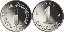 World Coins - Coin, France, Épi, Centime, 1998, Paris, Proof, , Stainless Steel