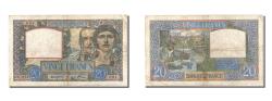World Coins - Banknote, France, 20 Francs, 20 F 1939-1942 ''Science et Travail'', 1941