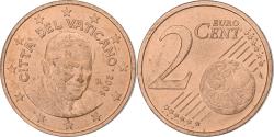 World Coins - VATICAN CITY, Benedict XVI, 2 Euro Cent, 2006, Rome, Copper Plated Steel