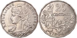 World Coins - Coin, France, Patey, 25 Centimes, 1904, Paris, ESSAI, , Nickel
