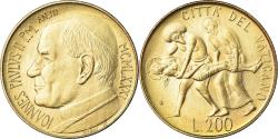World Coins - Coin, VATICAN CITY, John Paul II, 200 Lire, 1981, Roma, FDC,