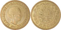 World Coins - Coin, Denmark, Margrethe II, 20 Kroner, 1990, Copenhagen,