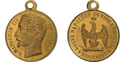 World Coins - France, Medal, Louis Napoléon III, Vive l'Empereur, 1852, Brass,