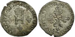 World Coins - Coin, France, Demi Gros de Nesle, 1551, Paris, , Silver, Ciani:1303