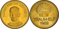 World Coins - Germany, Token, Shell, Traum-Elf, Football, Horst-Dieter Höttges, 1969,