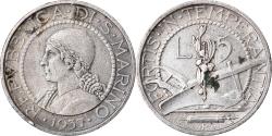 World Coins - Coin, San Marino, 5 Lire, 1937, Rome, , Silver, KM:9