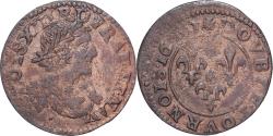 World Coins - Coin, France, Louis XIII, Double Tournois, 1640, Feurs, , Copper