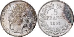 World Coins - France, Louis-Philipp I, 5 Francs, 1846, Lille, Silver, , Gadoury:678a