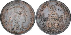 World Coins - Coin, France, Dupuis, 2 Centimes, 1919, Paris, , Bronze, KM:841