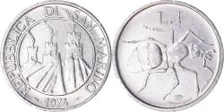 World Coins - Coin, San Marino, Lira, 1974, , Aluminum, KM:30