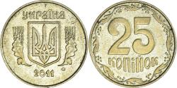 World Coins - Coin, Ukraine, 25 Kopiyok, 2011