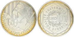 World Coins - France, 10 Euro, Provence-Alpes-Cote d'Azur, 2010, Paris, , Silver
