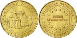 World Coins - France, Token, Touristic token, Biron - Chateau n°1, 1999, MDP,