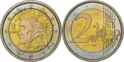 World Coins - Italy, 2 Euro, 2002, Rome, Bi-Metallic,
