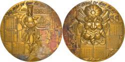 World Coins - France, Medal, Calendrier, Cuisine, 1988, Brillat-Savarin, , Bronze
