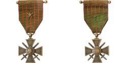 World Coins - France, Croix de Guerre, Medal, 1914-1916, Une Citation, Very Good Quality