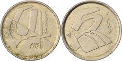 World Coins - Spain, Juan Carlos I, 5 Pesetas, 1992, Madrid, Aluminum-Bronze,