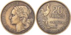 World Coins - Coin, France, Guiraud, 20 Francs, 1952, Beaumont - Le Roger,