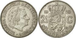 World Coins - Coin, Netherlands, Juliana, 2-1/2 Gulden, 1959, , Silver, KM:185