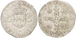 World Coins - Coin, France, Douzain aux croissants, 1550, Rennes, , Billon