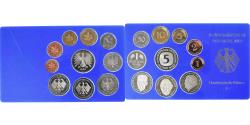 World Coins - Coin, Germany, 1 pfennig to 5 mark, 1992, Hambourg, BE,
