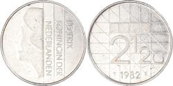 World Coins - Coin, Netherlands, 2-1/2 Gulden, 1982