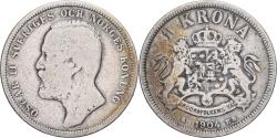 World Coins - Sweden, Oscar II, Krona, 1904, Stockholm, Silver, , KM:760