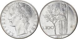 World Coins - Coin, Italy, 100 Lire, 1977, Rome, , Stainless Steel, KM:96.1