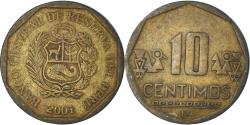 World Coins - Coin, Peru, 10 Centimos, 2001