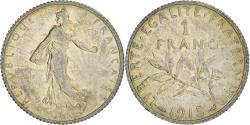 World Coins - Coin, France, Semeuse, Franc, 1915, Paris, , Silver, KM:844.1