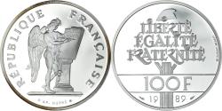 World Coins - Coin, France, Droits de l'Homme, 100 Francs, 1989, Monnaie de Paris, BE