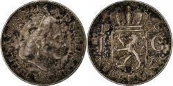 World Coins - Netherlands, Juliana, Gulden, 1956, Utrecht, Silver,